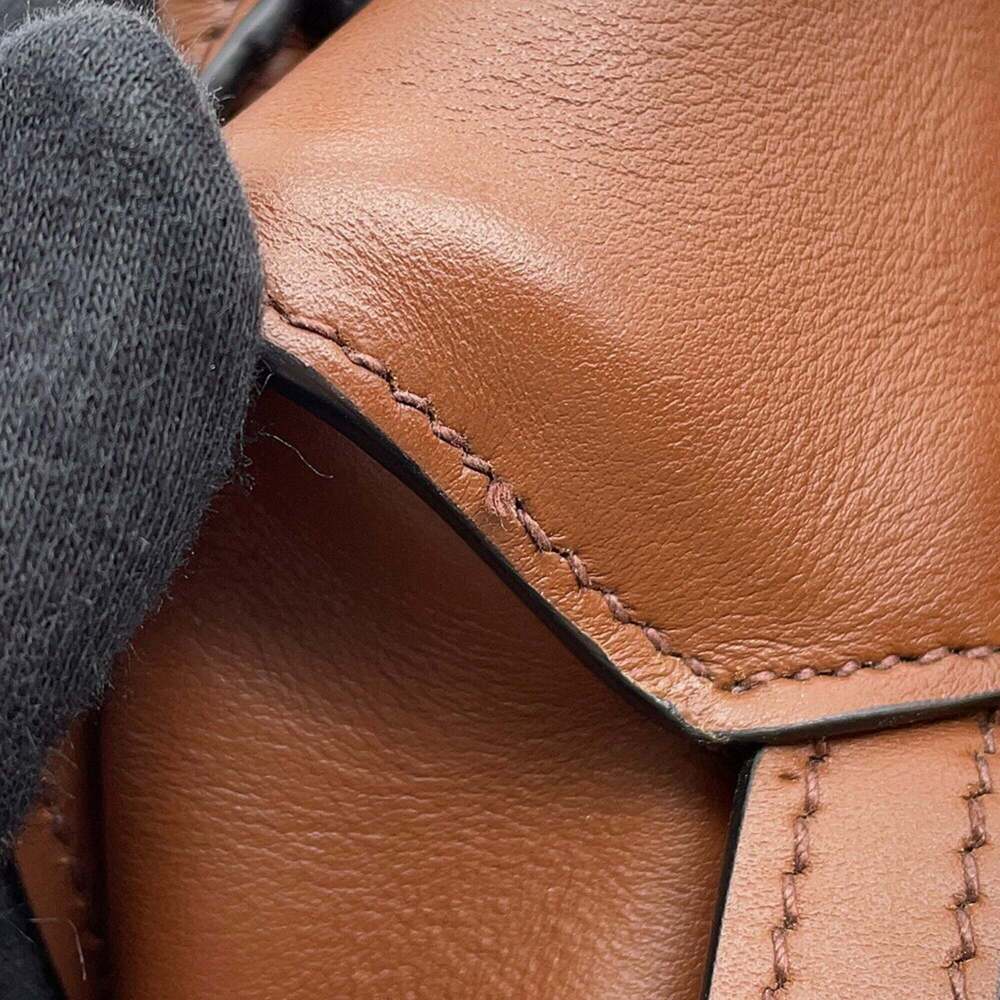PRADA Brown Leather Shoulder Bag - Picture 7 of 16
